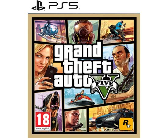 PS5 GTA Grand Theft Auto V (5) Playstation 5 (PS5) video spēle PlayStation 5 (PS5) spēles 