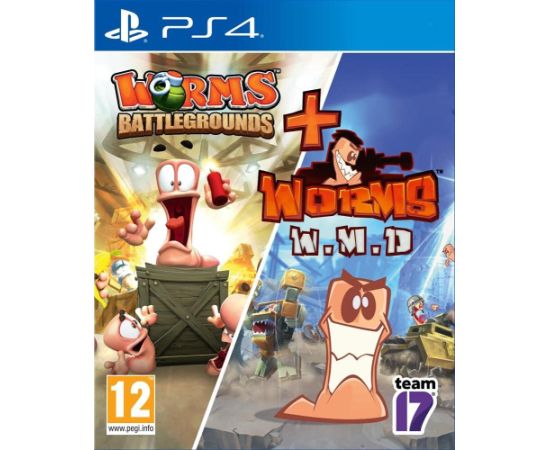 PS4 Worms Battlegrounds + Worms WMD Playstation 4 (PS4) video spēle PlayStation 4 (PS4) spēles
