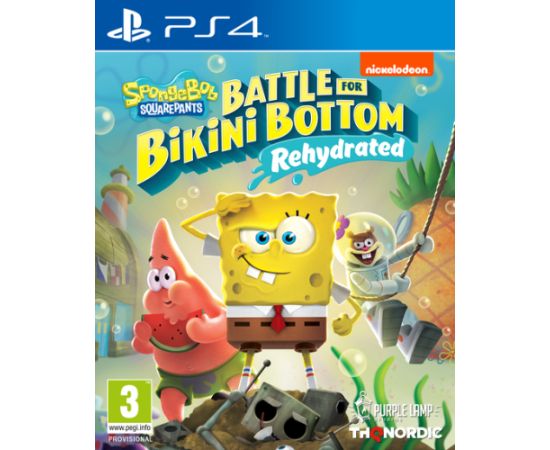 PS4 Spongebob SquarePants: Battle for Bikini Bottom Rehydrated Playstation 4 (PS4) video spēle PlayStation 4 (PS4) spēles