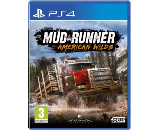 PS4 Spintires MudRunner American Wilds Edition Playstation 4 (PS4) video spēle PlayStation 4 (PS4) spēles
