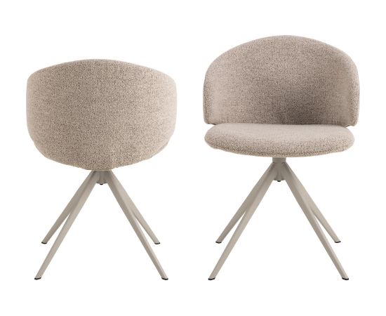 Ēdamistabas krēsls ELLA bēšs Ēdamistabas mēbeļu komplekti