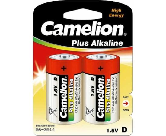 Camelion D/LR20 Plus Alkaline 2 pc(s) Батарейки, аккумуляторы