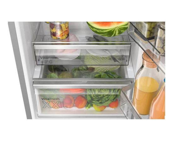 Bosch Serie 6 KGN39LBCF fridge-freezer Freestanding 363 L C Black Jaunumi Sadz. tehnika