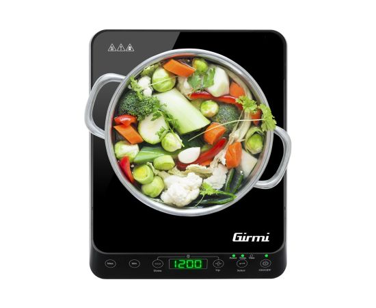Girmi PI04 Black Countertop 27.5 cm Zone induction hob 1 zone(s) Крупная бытовая техника
