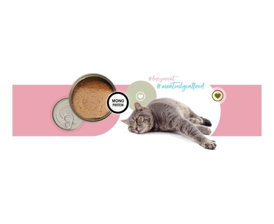 3Coty TURKEY for Senior Cats 180g Консервы кошек