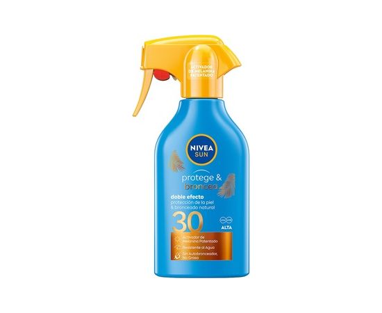 Nivea Sun Protect & Bronze Sun Spray SPF 30 - Sprej na opalování 200ml Smaržas - NESAKĀRTOTS