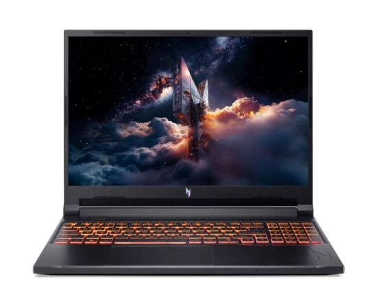 Acer NITRO V 16'' WUXGA AMD Ryzen 5 240 16GB RAM 512GB SSD GeForce RTX 5050 8GB W11H, Obsidian Black Portatīvie datori