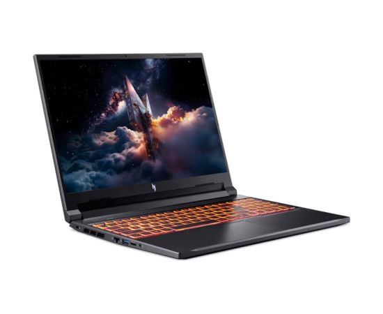 Acer NITRO V 16'' WUXGA AMD Ryzen 5 240 16GB RAM 512GB SSD GeForce RTX 5050 8GB W11H, Obsidian Black Portatīvie datori
