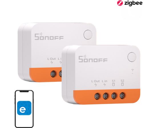 Sonoff ZBMINIL2 smart ZigBee mini switch (2 pcs.) Viedie slēdži