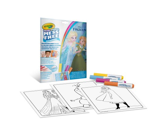 CRAYOLA FROZEN раскраска Color Wonder с фломастерами Детское искусство Baby Art