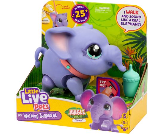 LITTLE LIVE PETS Interaktīvs plīša zilonītis Mīkstās rotaļlietas