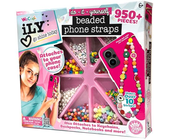 WECOOL DIY komplekts Beaded Phone Straps Radošās rotaļlietas