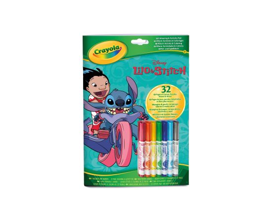 CRAYOLA Lilo&Stitch раскраска с активностями Детское искусство Baby Art