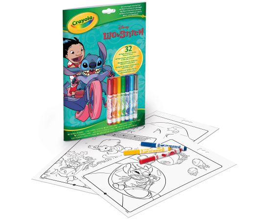 CRAYOLA Lilo&Stitch раскраска с активностями Детское искусство Baby Art