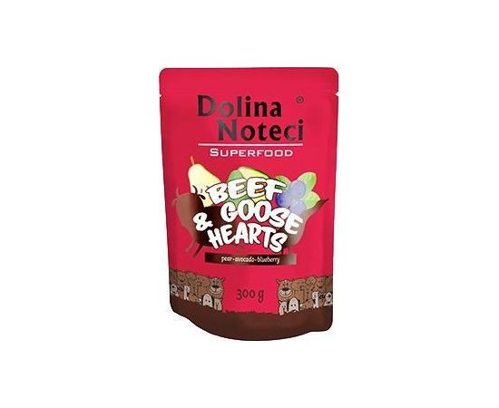 Dolina Noteci Karma DNP SUPERFOOD WOŁOWINA I SERCA Z GĘSI 300g Suņu barība