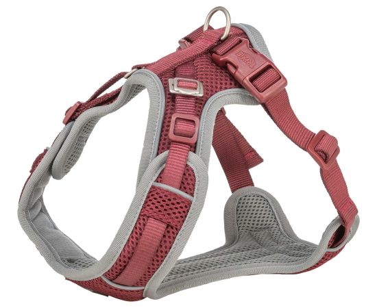 Trixie Premium FlexMesh szelki dla psa sangria L: 63–92 cm/25 mm dostosowane dla mopsów i buldogów Citas preces