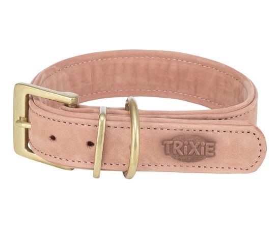 Trixie Pure obroża dla psa skórzana różowa L–XL: 52–63 cm/40 mm Citas preces