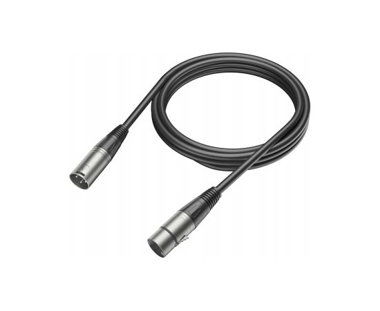Fifine Kabel mikrofonowy L9C XLR męski - żeński, 1,8 m, czarny Aудио-видео