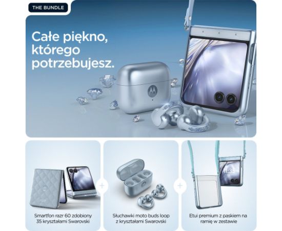 Motorola razr60 + Buds Loop Bundle Swarovski Edtition Jaunumi - Datori