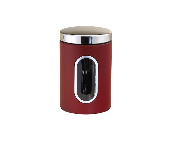 Nerūsējošā tērauda uzglabāšanas trauks, sarkans, 2,5 l, Ø 13 × 21 cm, 46316, Michelino Citi virtuves piederumi