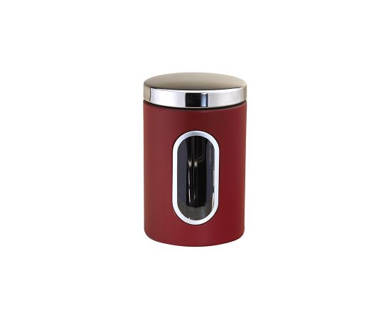 Nerūsējošā tērauda uzglabāšanas trauks, sarkans, 2,0 l, Ø 12,1 × 19,6 cm, 46312, Michelino Citi virtuves piederumi