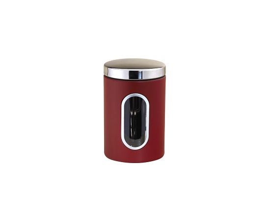 Nerūsējošā tērauda uzglabāšanas trauks, sarkans, 1,5 l, Ø 11 × 17,8 cm, 46308, Michelino Citi virtuves piederumi