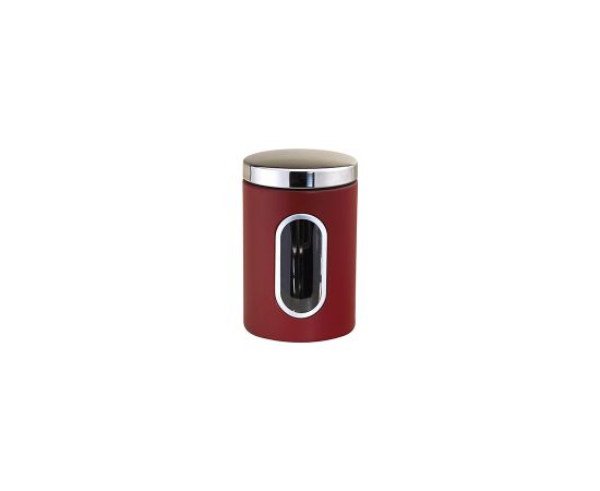 Nerūsējošā tērauda uzglabāšanas trauks, sarkans, 1,0 l, Ø 9,5 × 15,4 cm, 46304, Michelino Citi virtuves piederumi