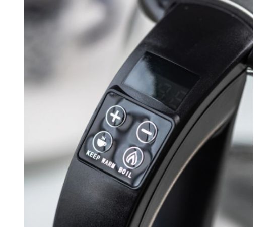 Elektriskā tējkanna Klausberg KB 7887 ar temperatūras displeju 1.8L  jauda 2200W Tējkannas (elektriskās)