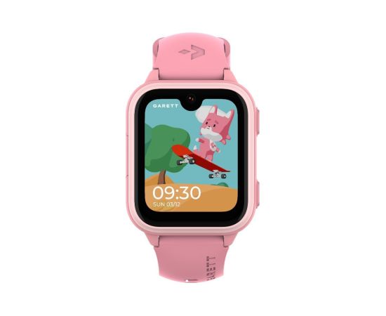 Išmanusis laikrodis su lietuvišku meniu Garett Kids Vibe AI 4G su GPS, kamera, Pink Rokas pulksteņi 