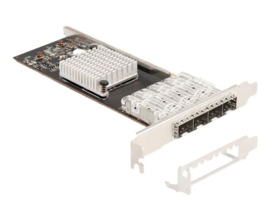 DeLOCK PCI Express x4 to 4 x SFP Slot Gigabit LAN i350, LAN adapter Новинки Компьютерная техника