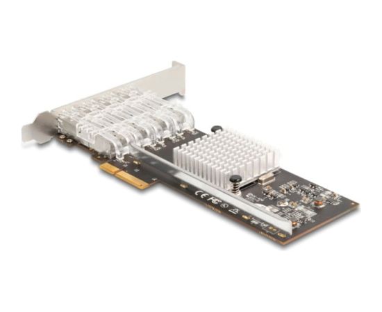 DeLOCK PCI Express x4 to 4 x SFP Slot Gigabit LAN i350, LAN adapter Новинки Компьютерная техника