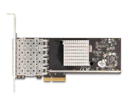 DeLOCK PCI Express x4 to 4 x SFP Slot Gigabit LAN i350, LAN adapter Новинки Компьютерная техника