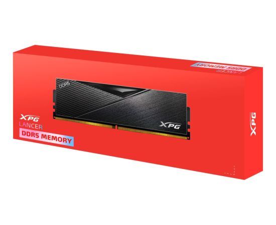 ADATA DDR5 16GB - 6000 - CL - 30 - Single-Kit - DIMM - AX5U6000C3016G-CLABK, Lancer, XMP, black RAM Operatīvā atmiņa