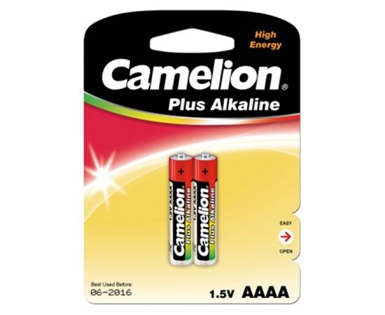 Camelion Plus Alkaline AAAA 1.5V (LR61), 2-pack (for toys, remote control and similar devices) Camelion Батарейки, аккумуляторы