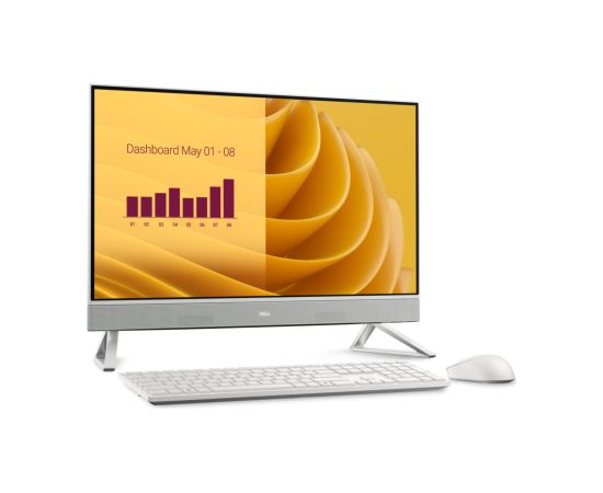 Dell 27 All-in-One EC27250 Desktop AIO 27 " Intel Core 7 150U 16 GB DDR5 512 GB Intel Integrated Graphics English Windows 11 Pro Warranty 36 month(s) Personālie datori