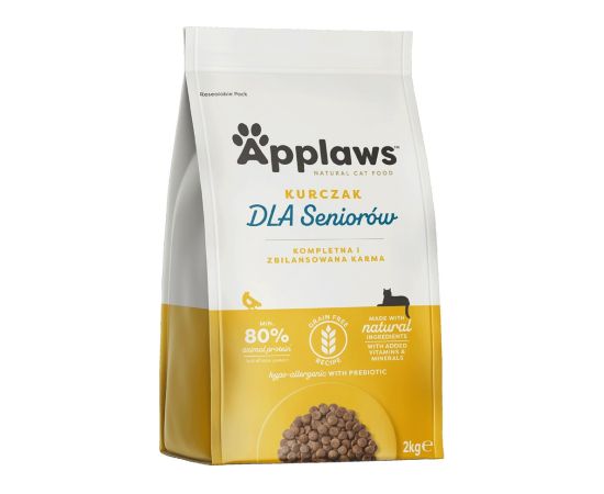 Applaws Cat Dry Senior Chicken 2kg Сухой корм для кошек