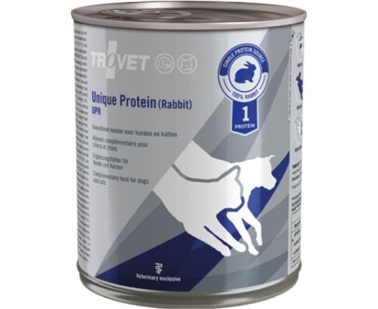 Trovet UPR Unique Protein królik dla psa,kota 800g Suņu barība