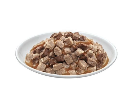 PREVITAL Cat Food Megabox with Lamb, Beef, Rabbit, and Chicken in Gravy - Wet Cat Food - 24 x 100g Kaķu konservi