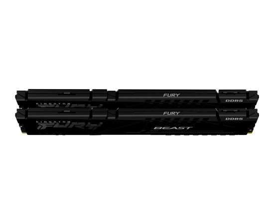 Kingston Technology FURY Beast 128GB 5600MT/s DDR5 CL40 DIMM (Kit of 2) Black RAM Operatīvā atmiņa
