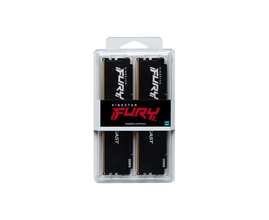 Kingston Technology FURY Beast 128GB 5600MT/s DDR5 CL40 DIMM (Kit of 2) Black RAM Operatīvā atmiņa