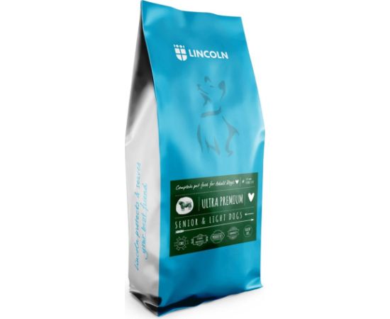 LINCOLN - Wołowina z ryżem - Senior - Sucha karma dla psa - 12kg Suņu barība