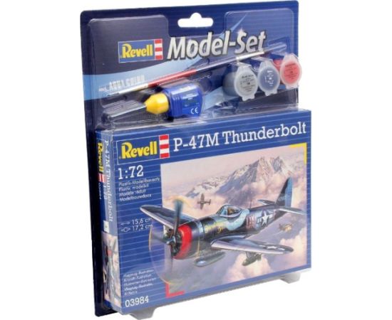 Revell Model plastikowy model set p-47 m thunderbolt Figūriņas un varoņi