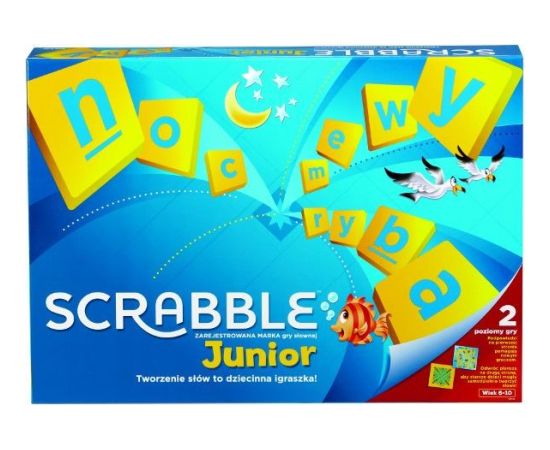 Mattel Gra scrabble junior Galda spēles