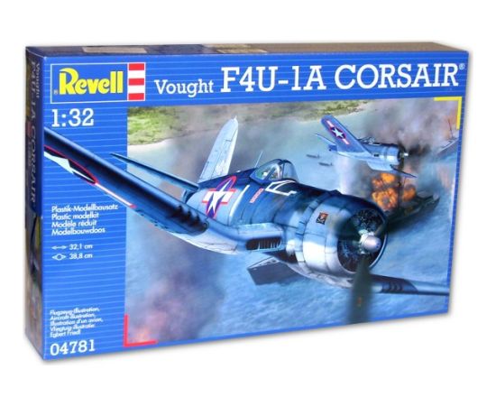 Revell Model plastikowy samolot vought f4 u-1a corsair Figūriņas un varoņi
