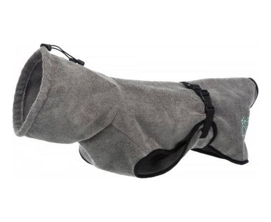 Trixie Szlafrok, dla psa, szary, tkanina frotte, XL: 70 cm Citas preces