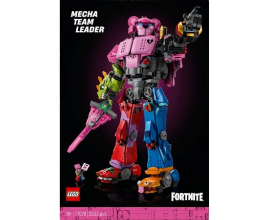 Lego Klocki fortnite 77078 dowódca drużyny mechów Машины и аксессуары