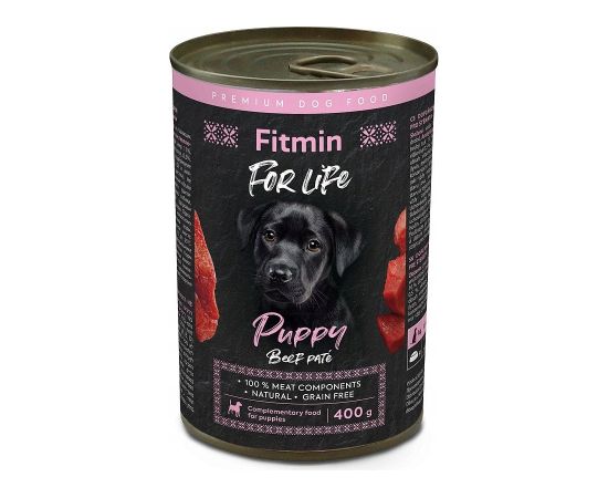 Fitmin  For Life karma mokra z wołowiną dla szczeniąt 400g Suņu barība