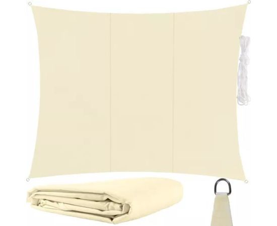 Gardlov Żagiel przeciwsłoneczny 4x3m- beżowy 23144 Новинки Для дома и сада 