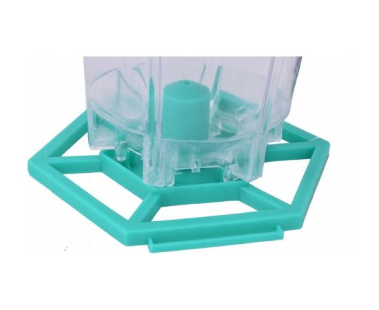 Greenmill KARMNIK Z DASZKIEM PLASTIKOWY ZIELONY SZEROKOŚĆ 13cm WYSOKOŚĆ 18cm Citas preces