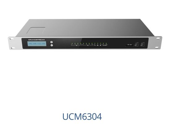 SWITCH GrandStream IP PBX UCM6304 (4x FXO, 4x FXS, 300  2000 SIP users) Jaunumi - Datori